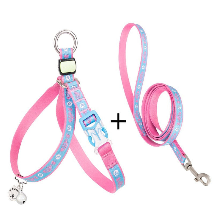 The Ultimate Pet Cat Bell Chest Strap Haulage Rope